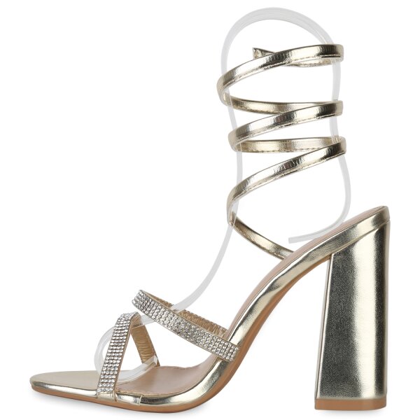 Stiefelparadies Damen High Heels in Silber Exklusivangebot
