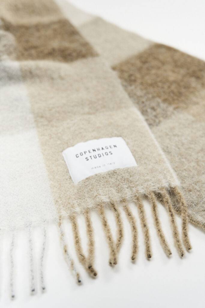 Studio Copenhagen CPH SHAWL 4 wool mix beige Günstiger Verkauf