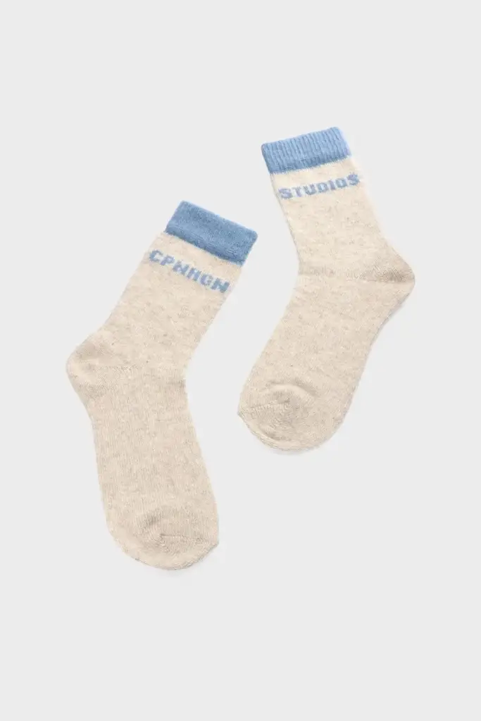 Studio Copenhagen CPH WOOL SOCKS 2 wool mix light beige Blitzverkäufe