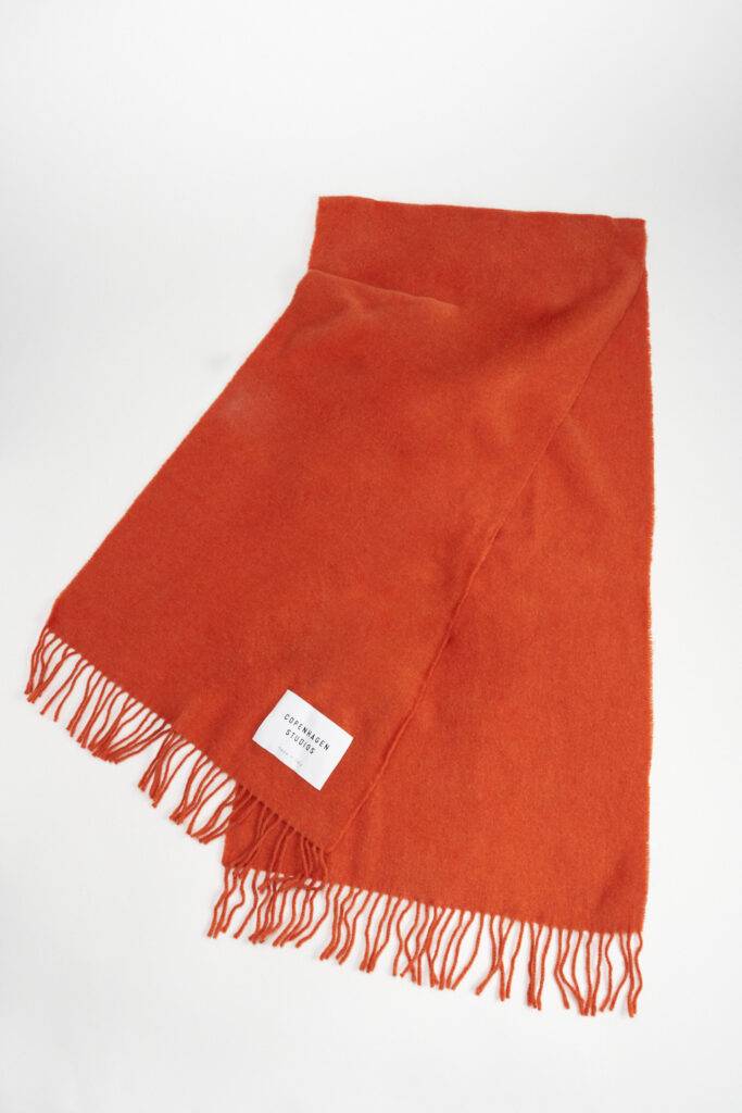 Studio Copenhagen CPH SHAWL 6 wool mix orange Sonderangebot