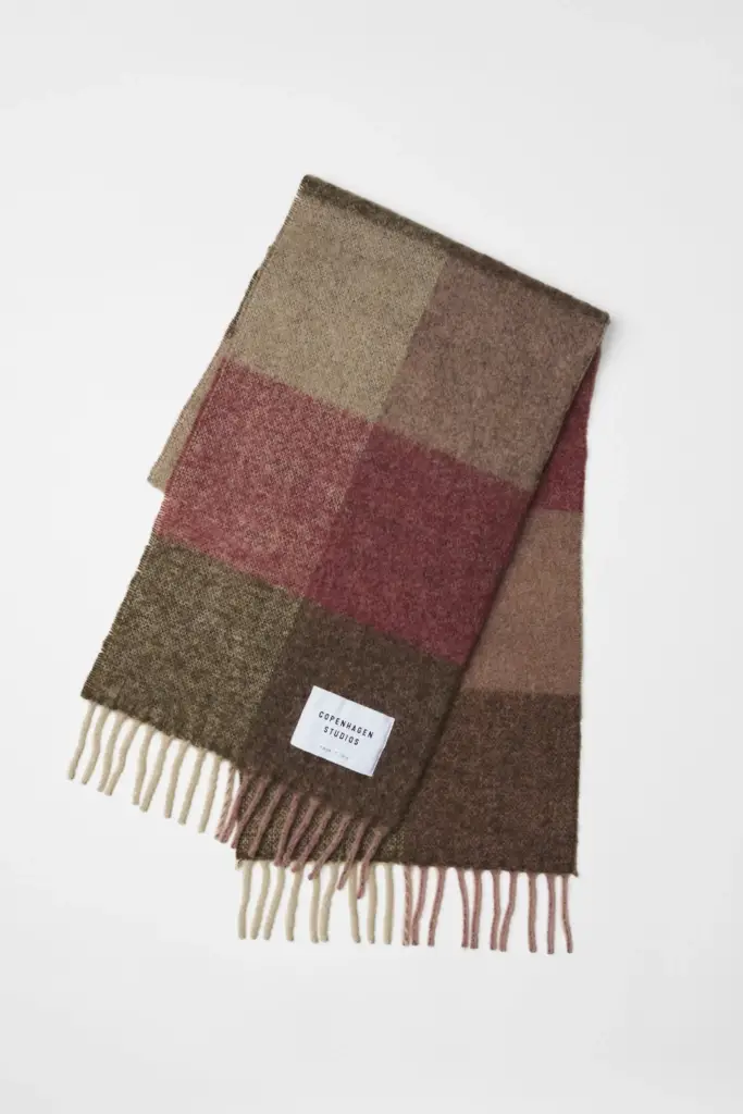 Studio Copenhagen CPH SHAWL 4 wool mix rose/brown Rabatt