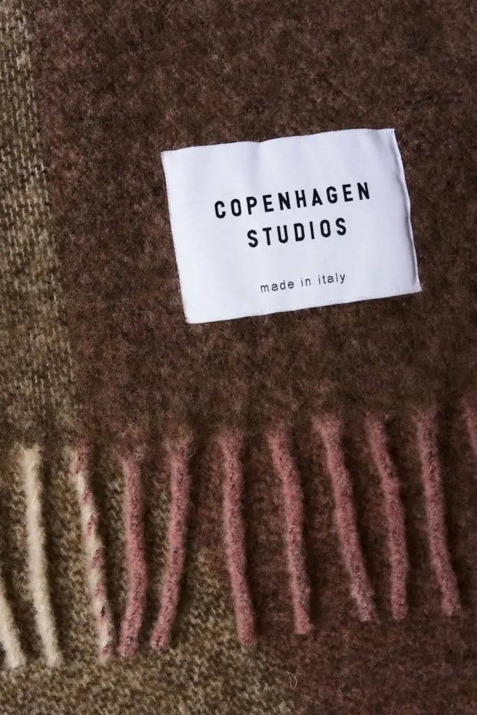 Studio Copenhagen CPH SHAWL 4 wool mix rose/brown Rabatt