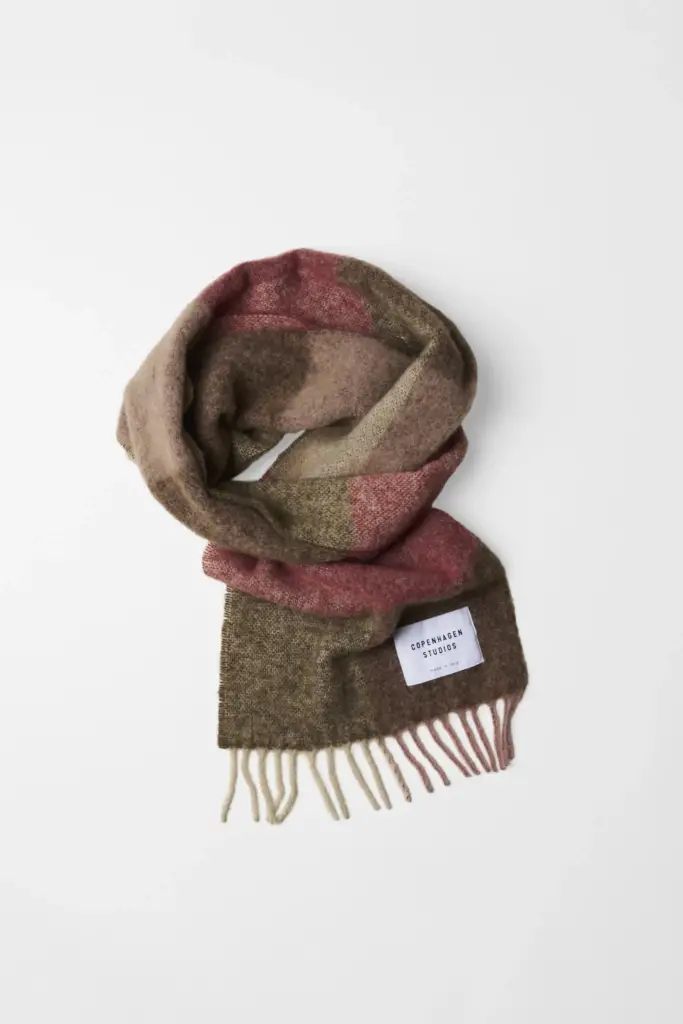Studio Copenhagen CPH SHAWL 4 wool mix rose/brown Rabatt