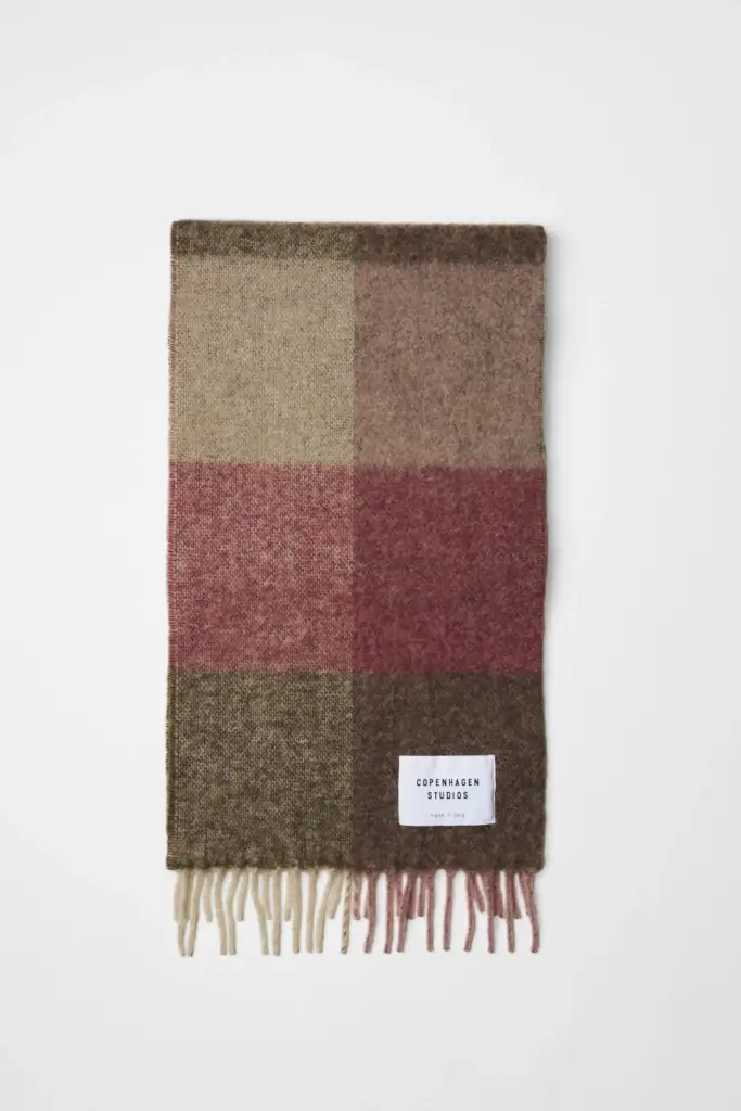 Studio Copenhagen CPH SHAWL 4 wool mix rose/brown Rabatt