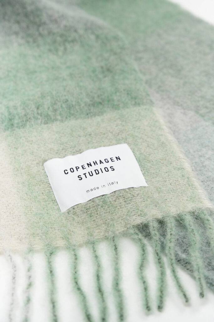 Studio Copenhagen CPH SHAWL 4 wool mix jade green Cyber Monday