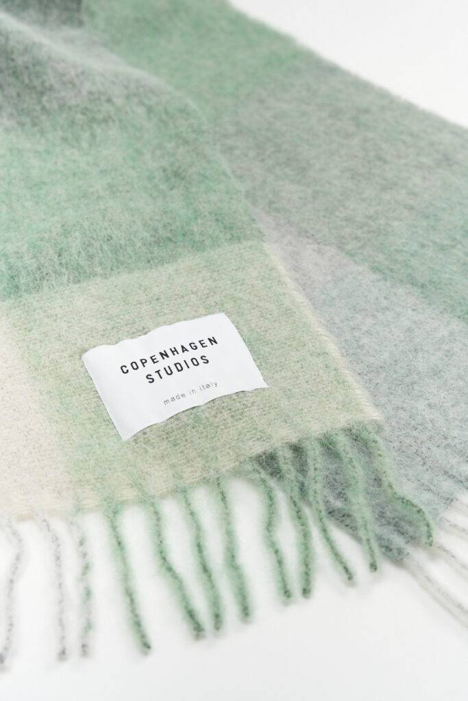 Studio Copenhagen CPH SHAWL 4 wool mix jade green Cyber Monday