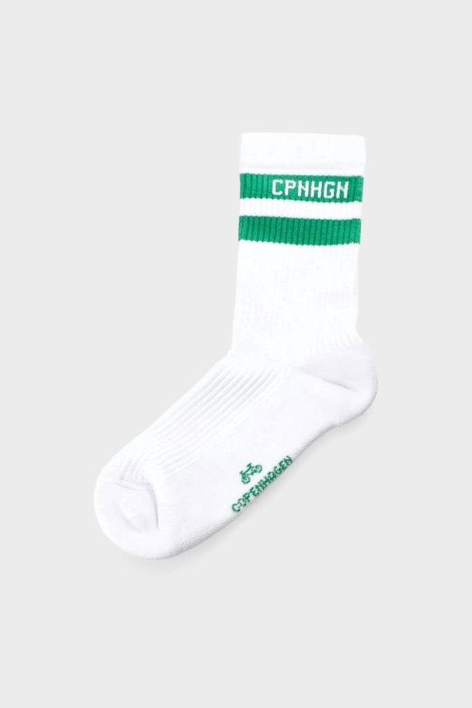 Studio Copenhagen CPH SOCKS 3 cotton blend white/green Vatertagsangebot
