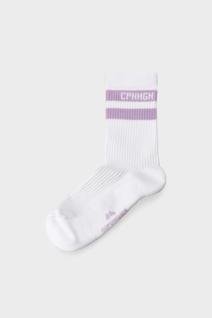 Studio Copenhagen CPH SOCKS 3 cotton blend white/lavender Valentinstagsangebot