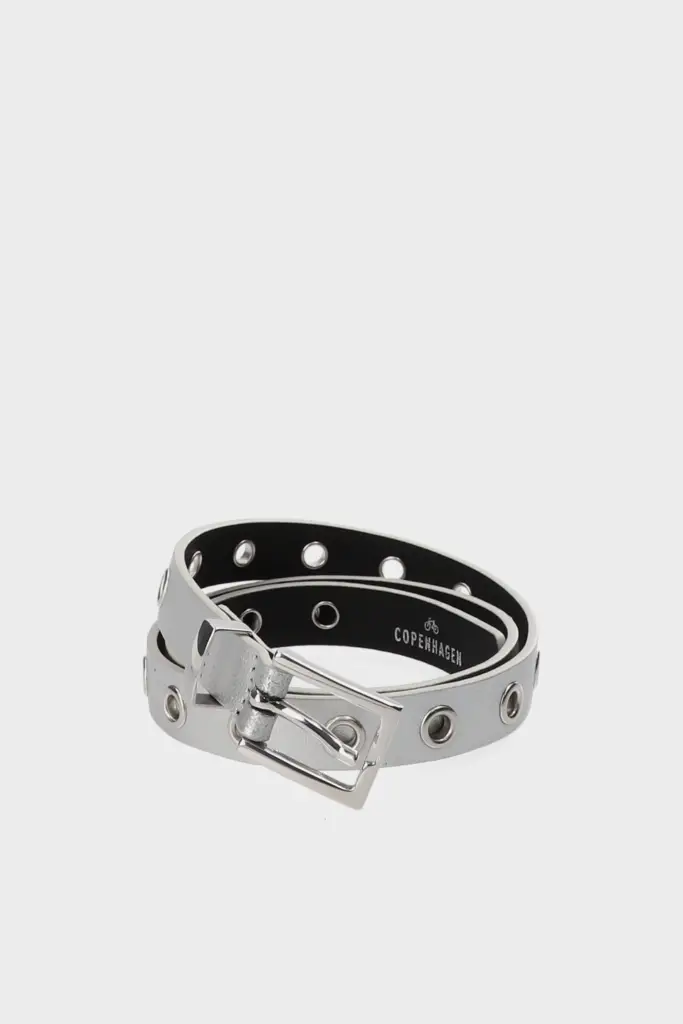 Studio Copenhagen CPH BELT 1 leather silver Jubiläumsangebot