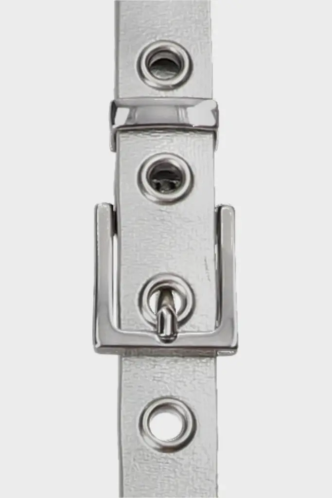 Studio Copenhagen CPH BELT 1 leather silver Jubiläumsangebot