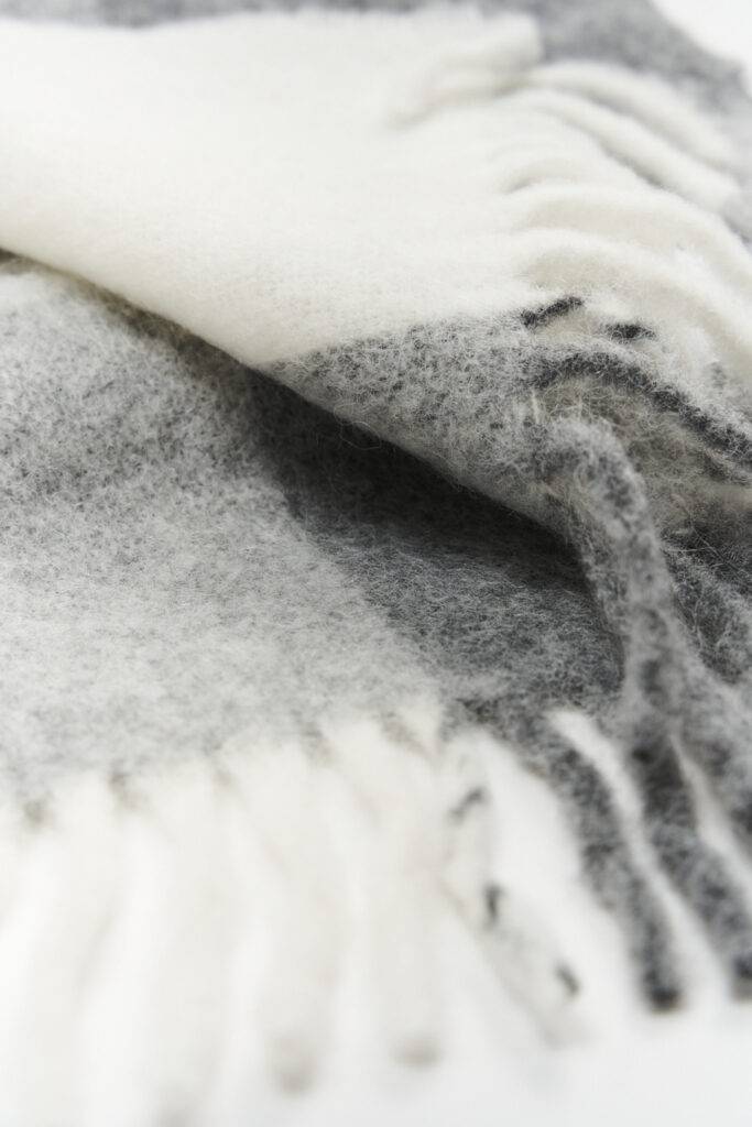 Studio Copenhagen CPH SHAWL 4 wool mix grey melange Top Angebot