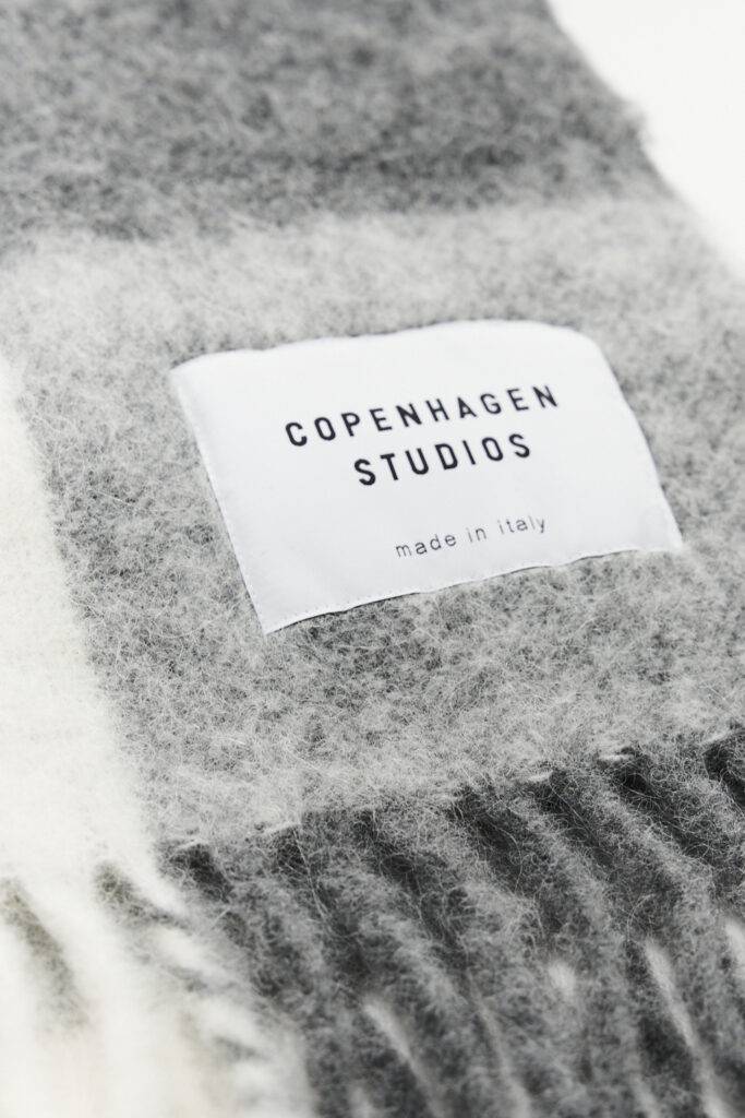 Studio Copenhagen CPH SHAWL 4 wool mix grey melange Top Angebot