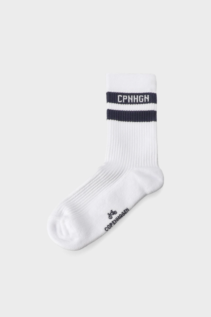 Studio Copenhagen CPH SOCKS 3 cotton blend white/navy Exklusive Angebote