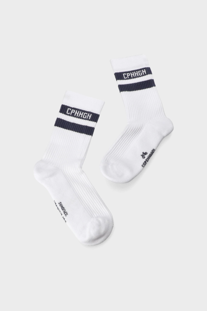 Studio Copenhagen CPH SOCKS 3 cotton blend white/navy Exklusive Angebote