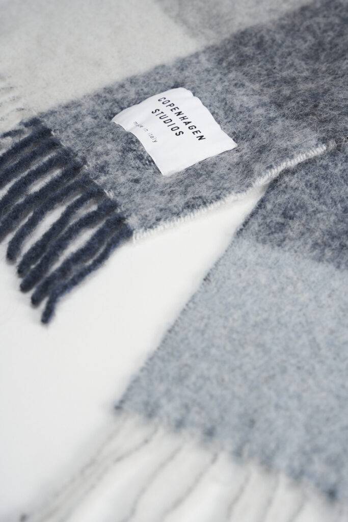 Studio Copenhagen CPH SHAWL 4 wool mix blue Bestseller