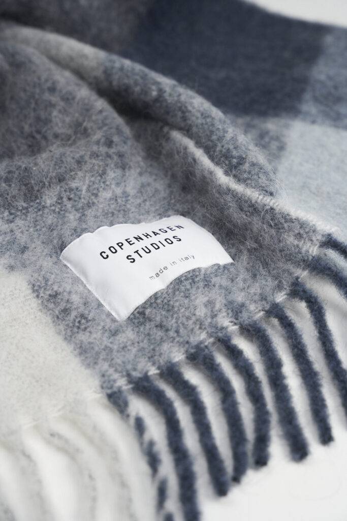 Studio Copenhagen CPH SHAWL 4 wool mix blue Bestseller