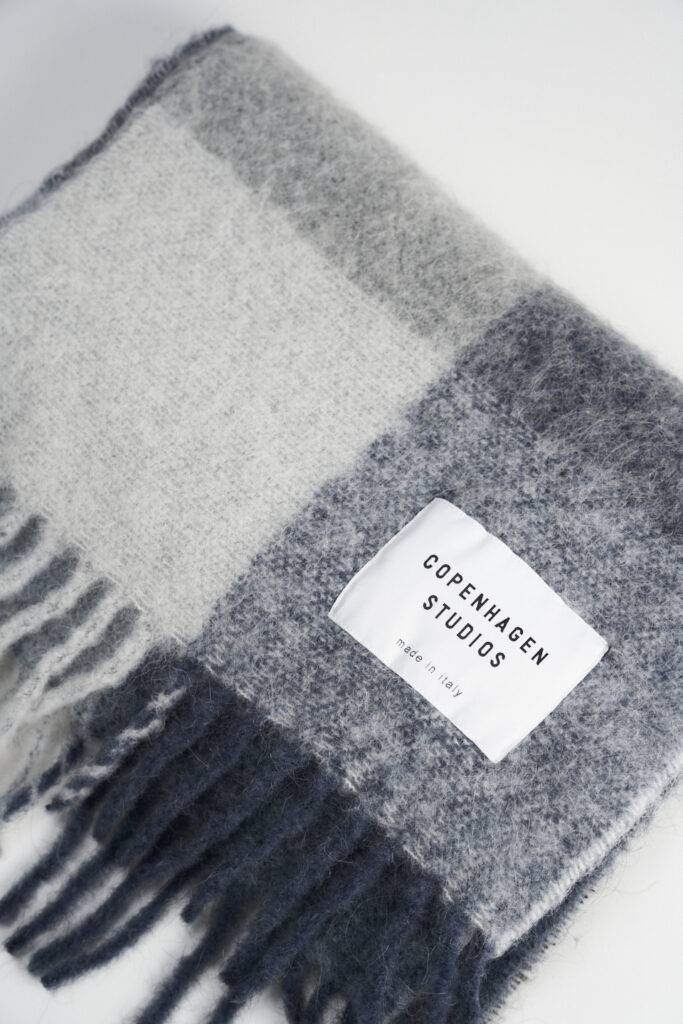 Studio Copenhagen CPH SHAWL 4 wool mix blue Bestseller