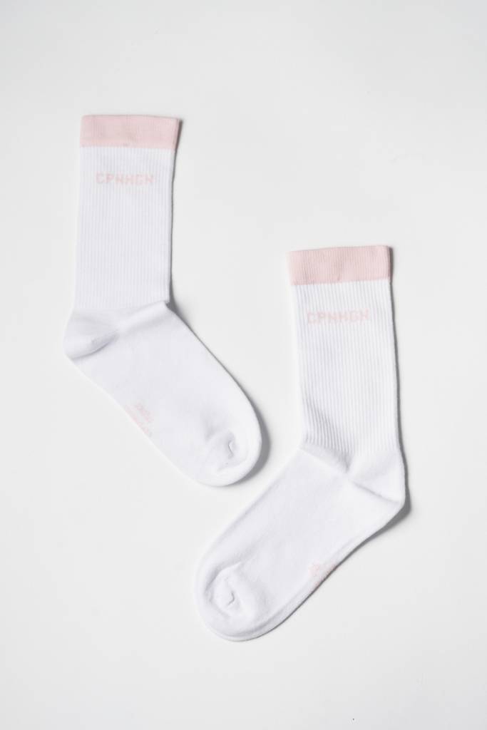 Studio Copenhagen CPH SOCKS 2 cotton blend white/light rose Tägliche Deals