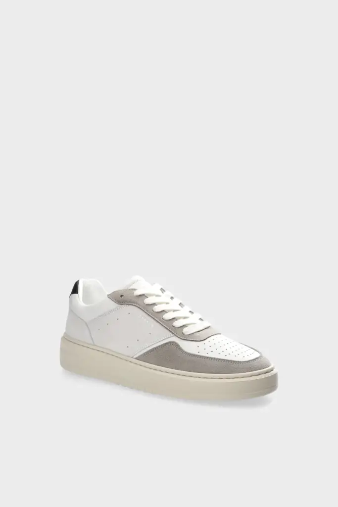 Studio Copenhagen CPH1M leather mix white/grey 50% Rabatt mit kostenlosem Versand