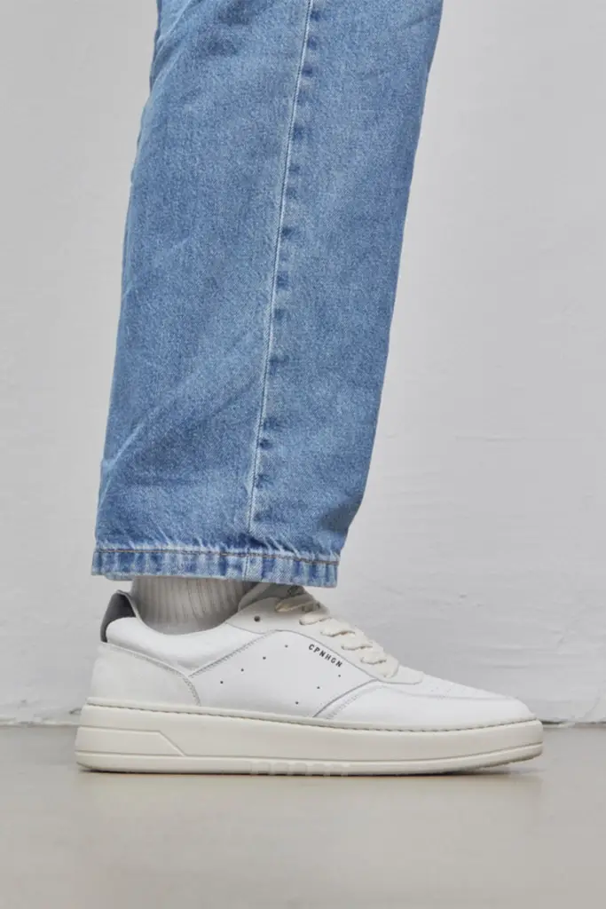 Studio Copenhagen CPH1M leather mix white/black Blitzverkäufe