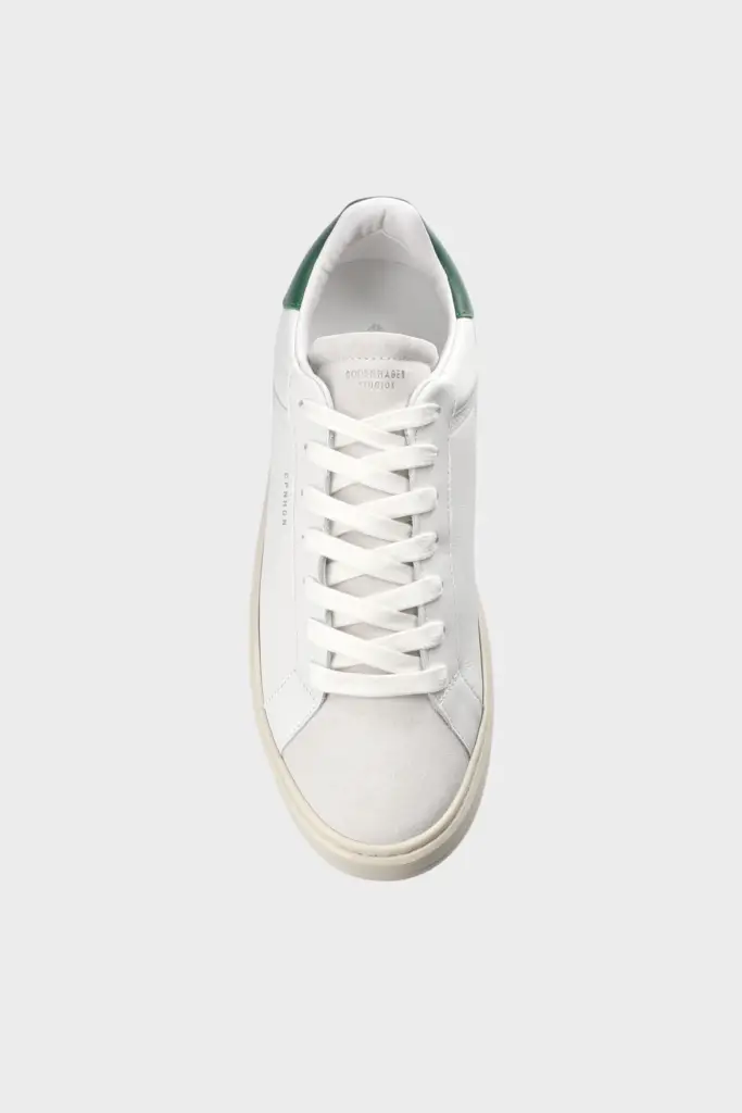Studio Copenhagen CPH72M leather mix white/green Jubiläumsangebot