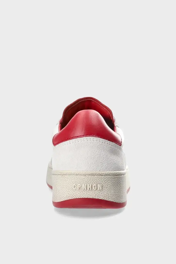 Studio Copenhagen CPH27M leather mix white/red Heißer Verkauf