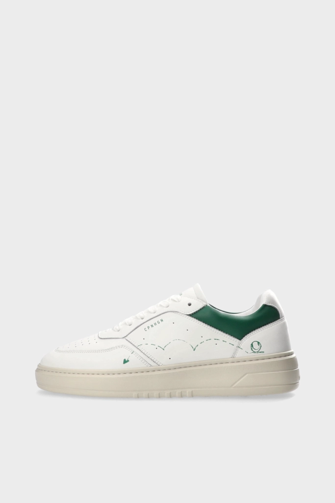 Studio Copenhagen CPH LONDON M leather white/green Online Outlet
