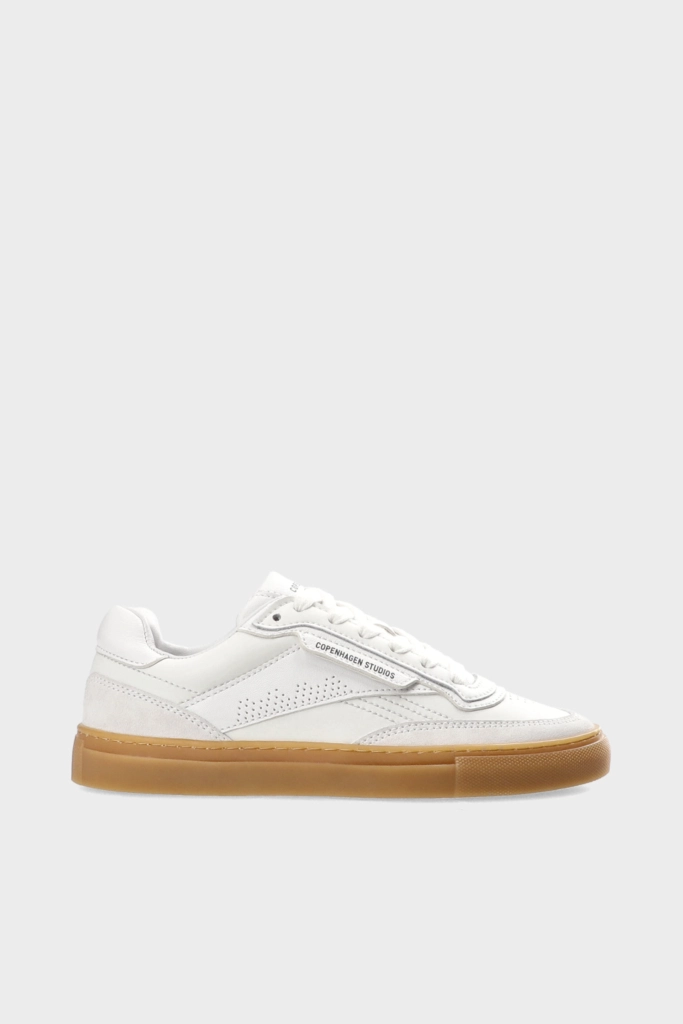 Studio Copenhagen CPH90 leather mix white/caramel Zeitbegrenzte Promotion
