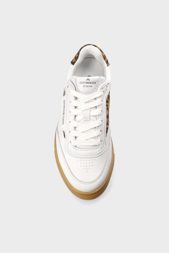 Studio Copenhagen CPH90 leather mix white/leo Super Rabatt