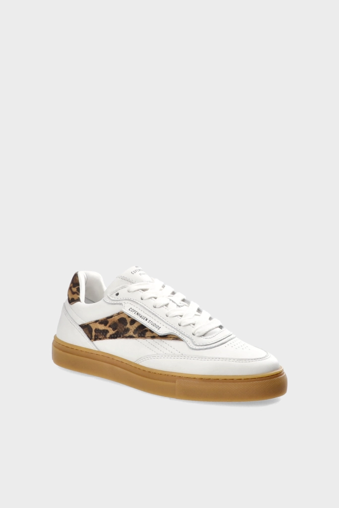 Studio Copenhagen CPH90 leather mix white/leo Super Rabatt
