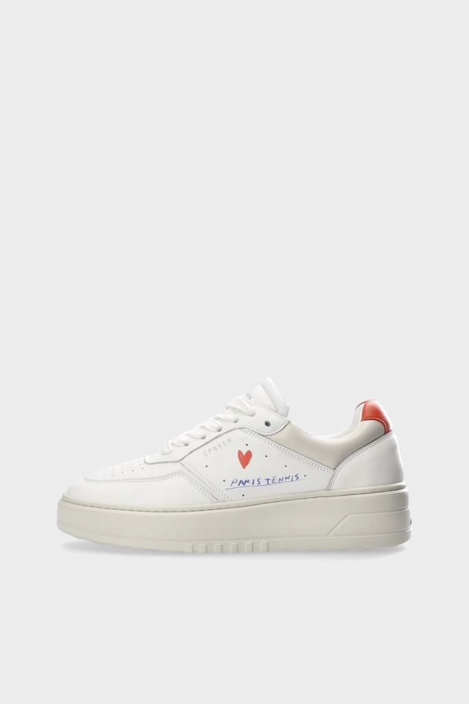 Studio Copenhagen CPH PARIS leather white/orange Super Sparpreis