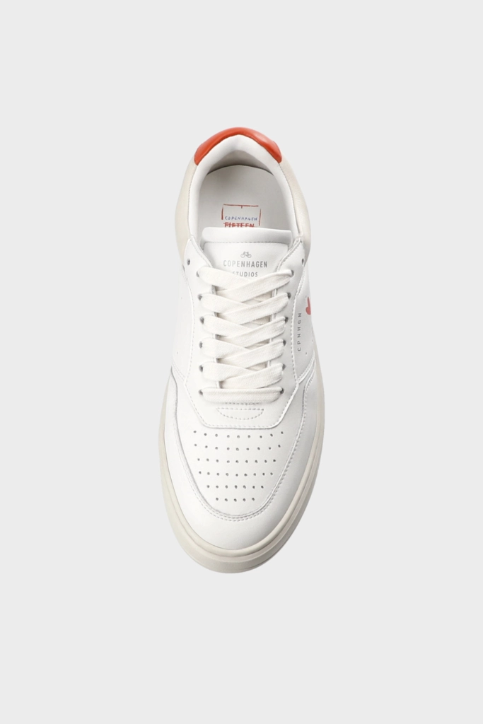 Studio Copenhagen CPH PARIS leather white/orange Super Sparpreis