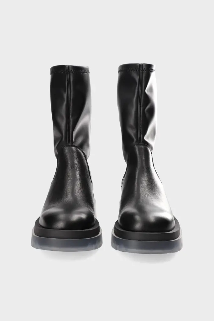 Studio Copenhagen CPH1006 leather/vegan stretch black/clear Fabrikladen