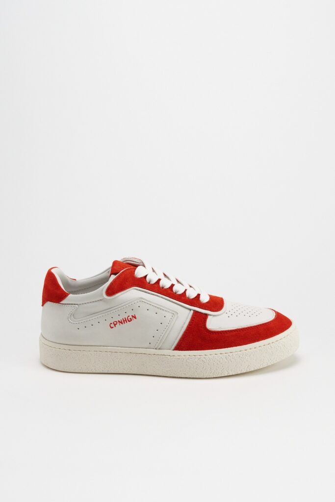 Studio Copenhagen CPH264 leather mix white/red Begrenztes Angebot