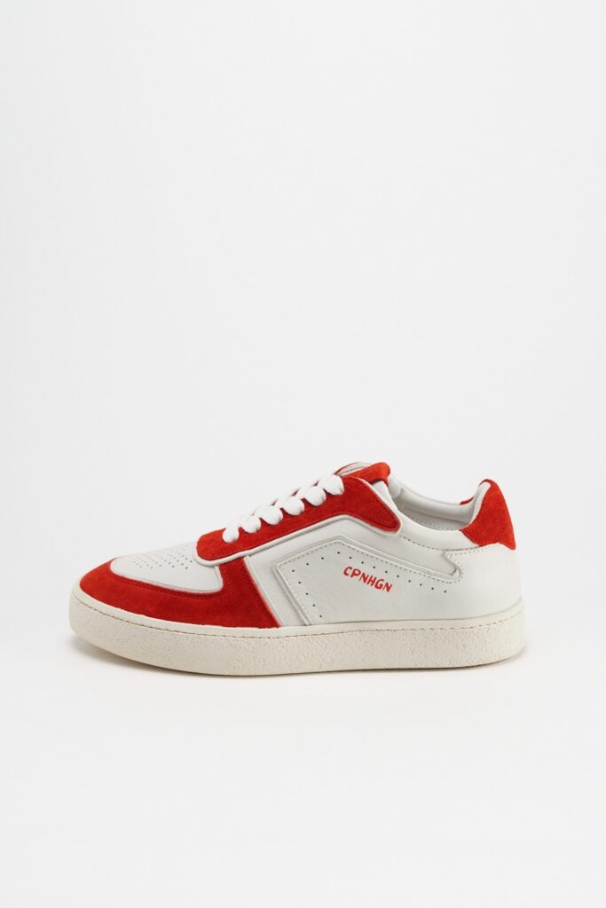 Studio Copenhagen CPH264 leather mix white/red Begrenztes Angebot